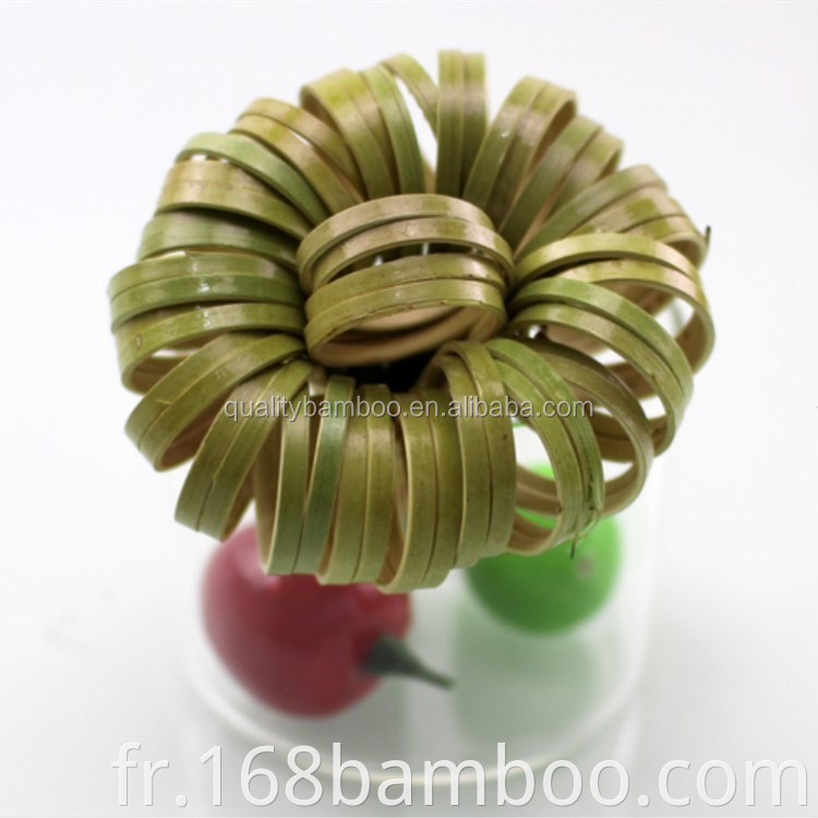 green bamboo skewer